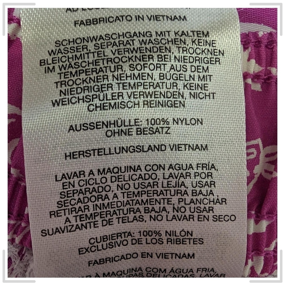 Pre-owned Columbia Pink and White Patterned Shorts - Picture 7 of 8